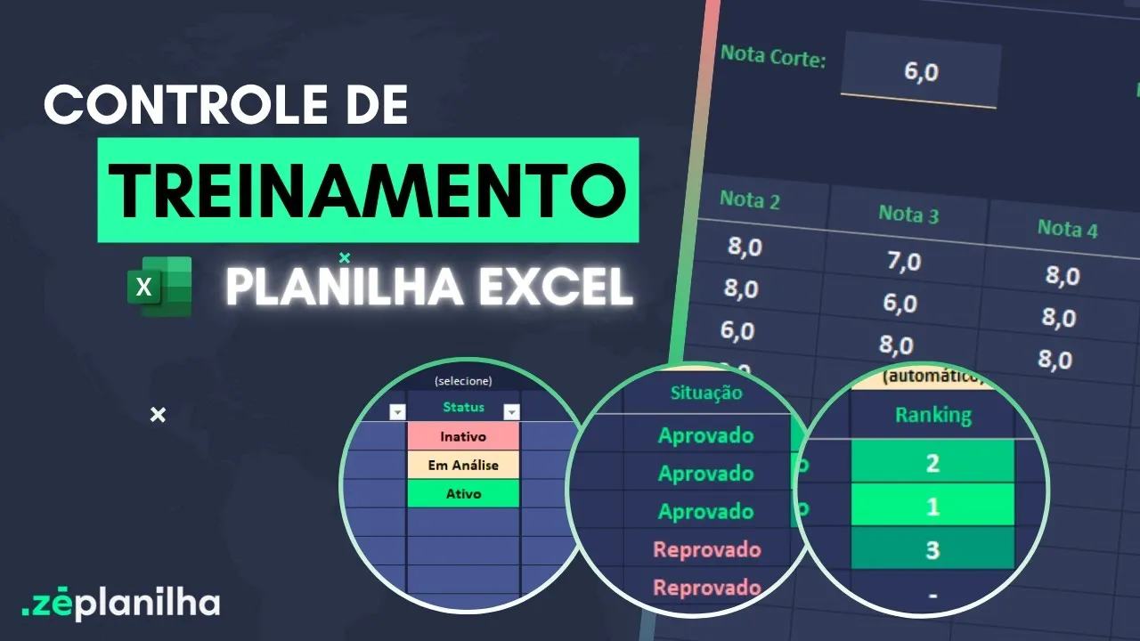 Planilha de Treinamento no Excel