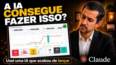 Dashboard no Excel com IA: o Claude Opus 5 consegue criar?