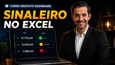 Sinaleiro no Excel: Card Indicador de Cores - Curso Gratuito de Dashboard