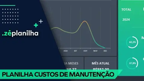 Planilha de Manutenção Simples e Grátis: custos no Excel