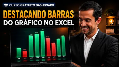 Destacar Barras do Gráfico por Cor no Excel - Curso Gratuito de Dashboard
