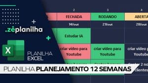 Planilha método 12 semanas